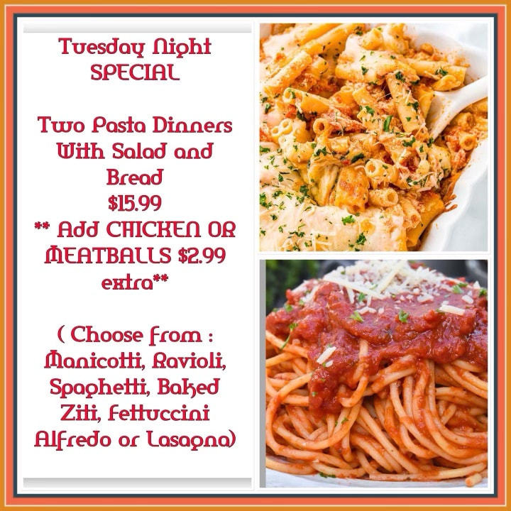 Little Italy - Rural Hall - Lunch Specials